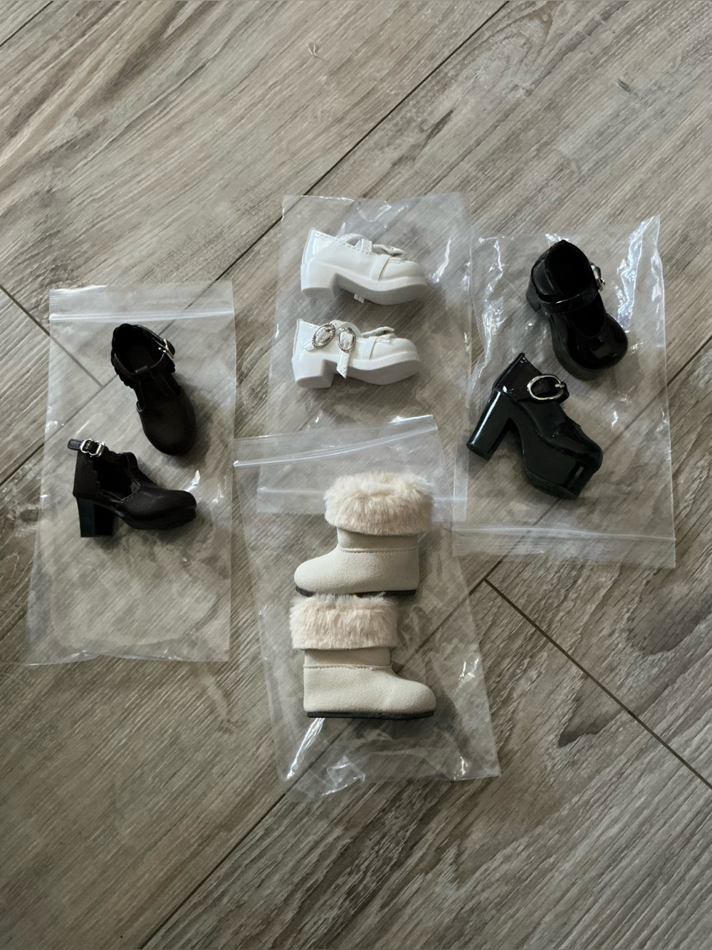 NEW Lot of 1/3 or 1/4 BJD Doll Shoes, Boots, Platform Scalloped